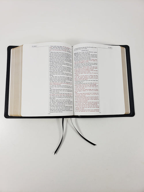 Biblia de estudio con espacio para notas