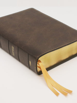 Midsize Notetakers Bible - Full-Grain Cowhide Series, Brown