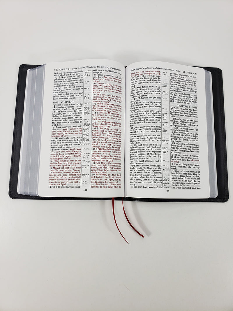 Midsize Turquoise Reference Bible - Redeemer Series, Black