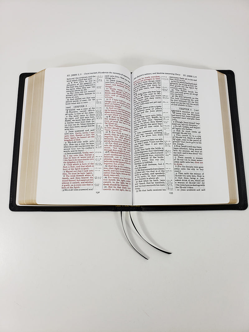 ¡Venta Artesanal! - Biblia de Referencia de Letra Grande y Márgenes Anchos - Serie Corporativa, Marrón
