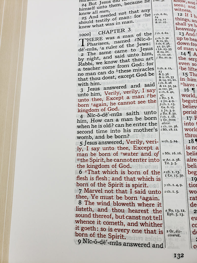 ¡Venta Artesanal! - Biblia de Referencia de Letra Grande y Márgenes Anchos - Serie Corporativa, Marrón