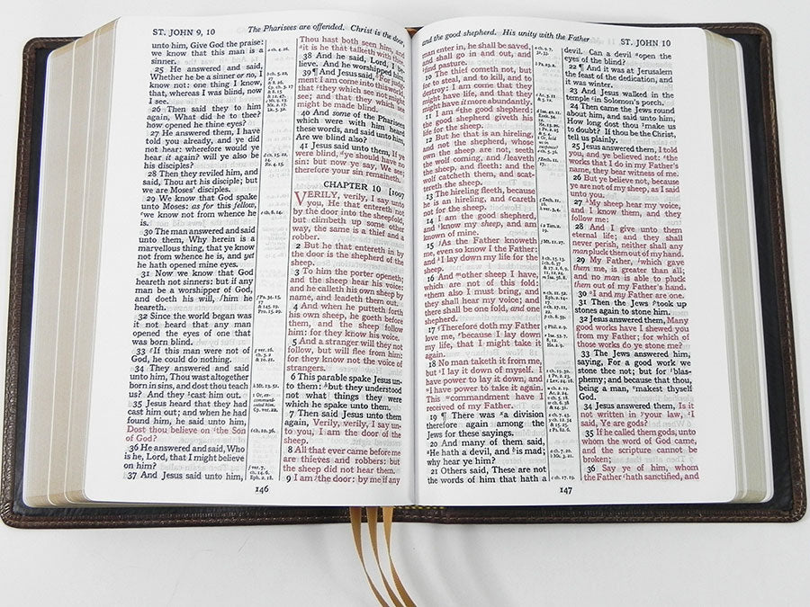 ¡Venta de Artesanía! Edición del Lector en Letra Grande Tamaño Mediano - Piel de Cabra