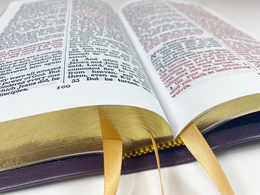 Artisan Sale! - Handsize Text Bible - Platinum Series, Plum