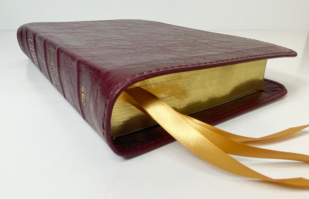 Handsize Wide Margin Cameo - Platinum Series, Full YAPP Cranberry