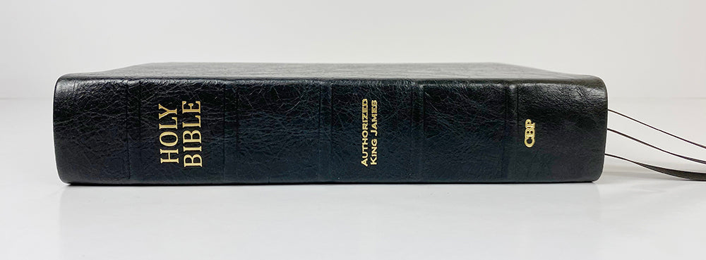 Artisan Sale! - Handsize Black Letter Turquoise Reference Bible - Platinum Series, Black Licorice