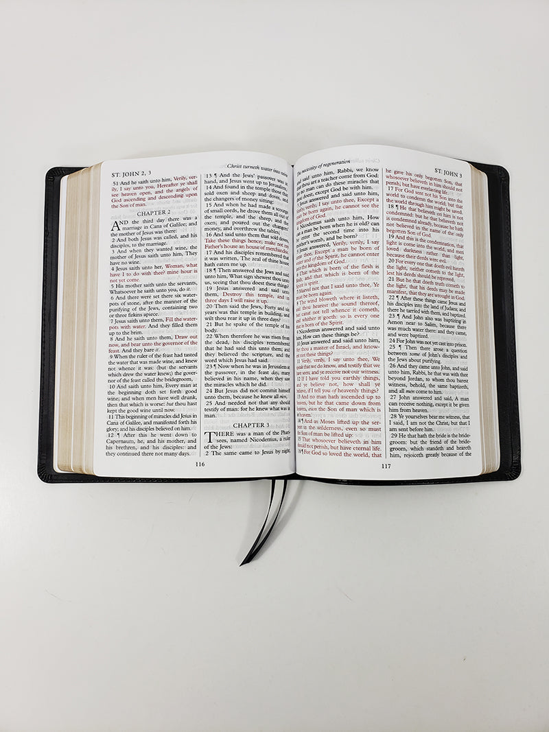 Biblia de letra grande tamaño mediano - Serie Platino, chocolate con leche