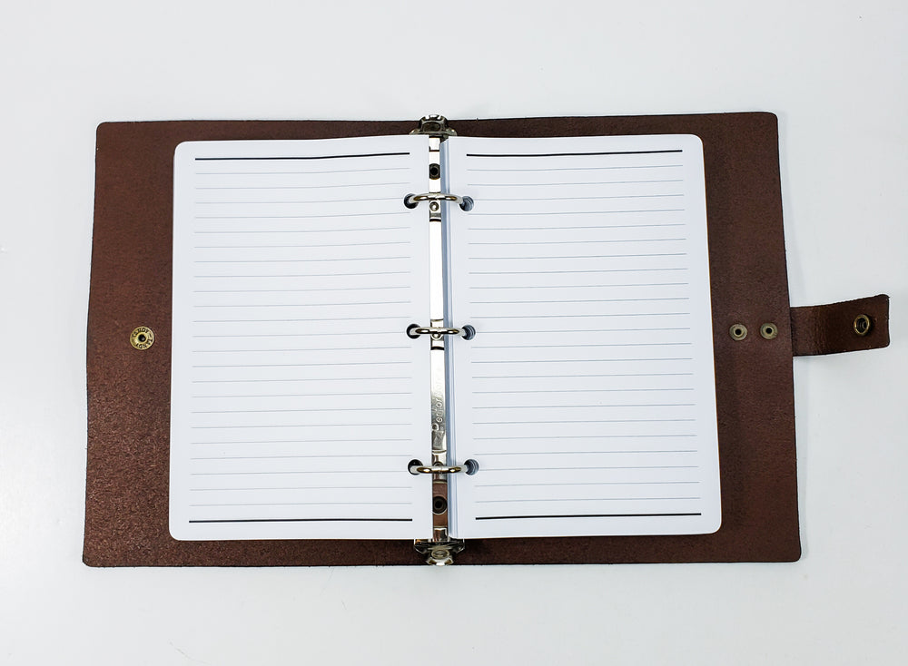 Cuaderno de piel de vaca