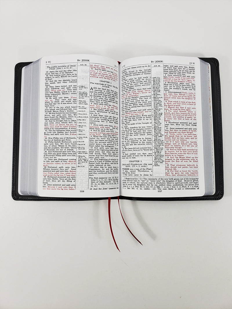 Artisan Sale! - Handsize Classic Study Bible - Redeemer Series, Black