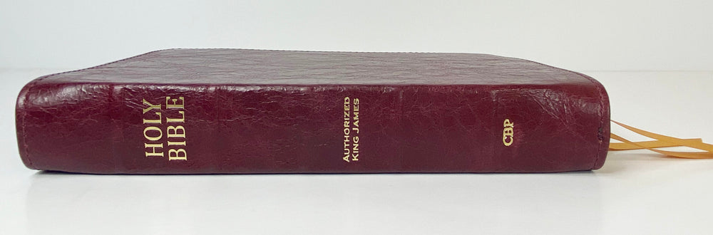 Handsize Wide Margin Cameo - Platinum Series, Full YAPP Cranberry