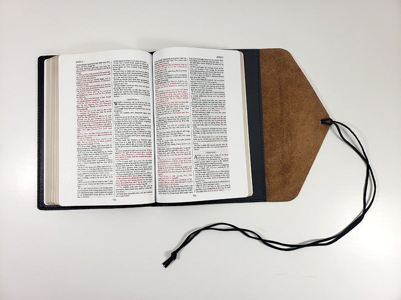 Circuit Rider Thinline Text Bible - Full-Grain Cowhide Series, Brown