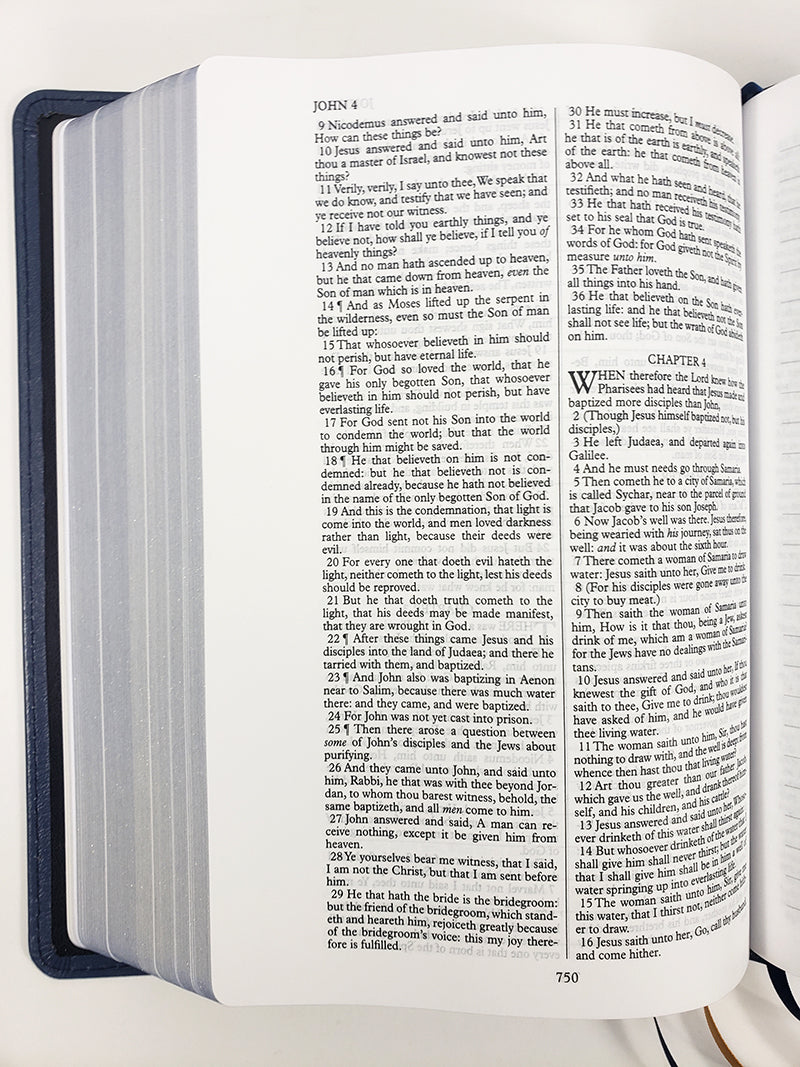 Limited Edition Interleaved Bible - Redeemer Series, Blue