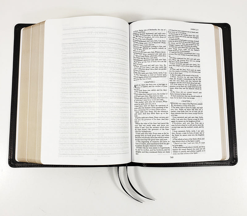 ¡Oferta artesanal! - Biblia mediana con interleavado - Serie Corporativa, Borgoña