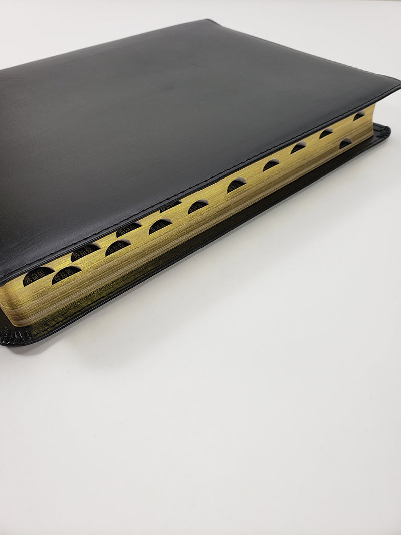 Large Print Thompson Chain Reference - Corporate Series, Black Indexed