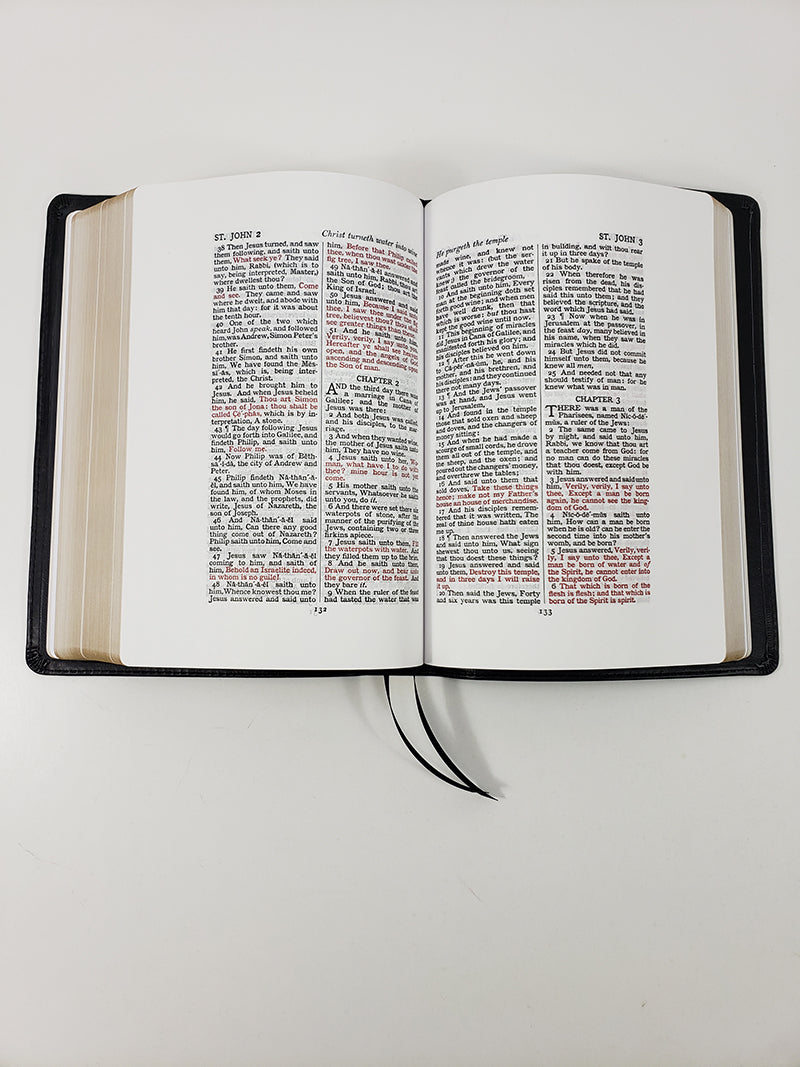 Biblia de Texto con Margen Ancho de Tamaño Mediano - Serie Redentor, Negra