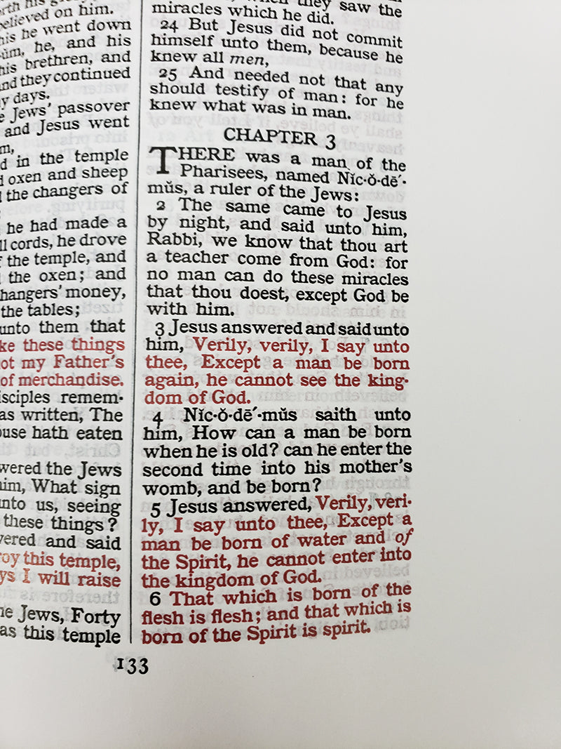 Biblia de texto de margen ancho tamaño mediano - Serie corporativa, negra