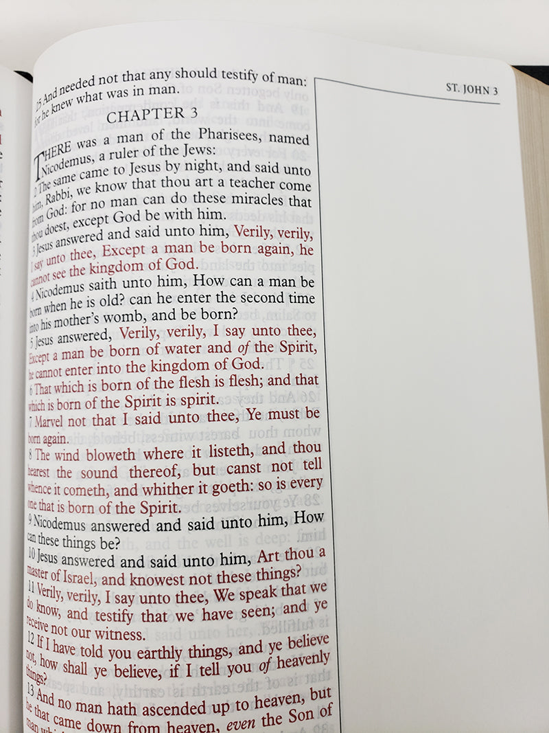 ¡Venta Artesanal! - Biblia de tamaño mediano para tomar notas - Serie Corporativa, Negro y Marrón