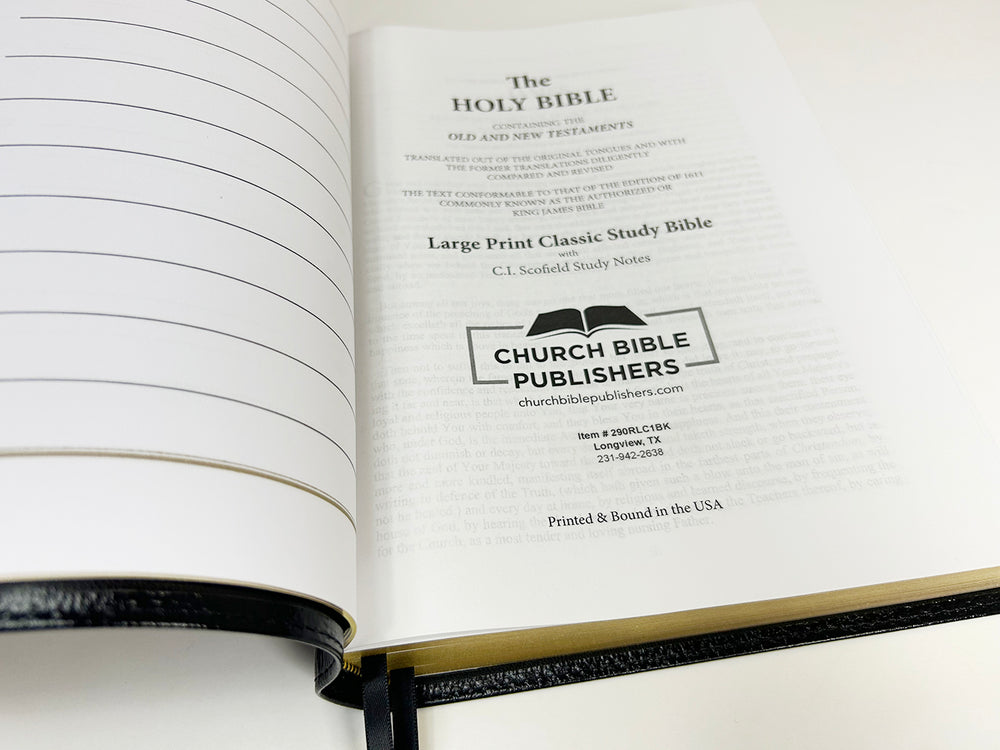 Artisan Sale! - Large Print Classic Study Bible - Corporate Series, Brown