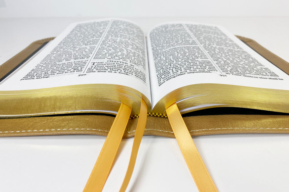 Artisan Sale! - Handsize Text Bible - Platinum Series, Full Yapp Vanilla Creme