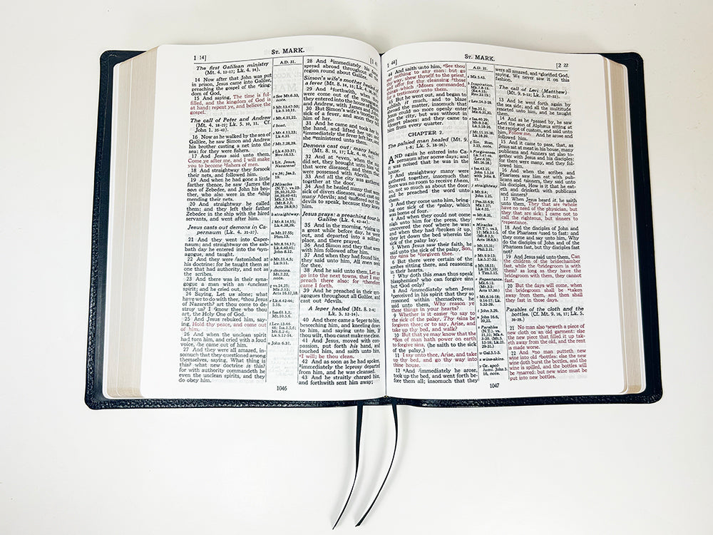 Artisan Sale! - Large Print Classic Study Bible - Corporate Series, Black