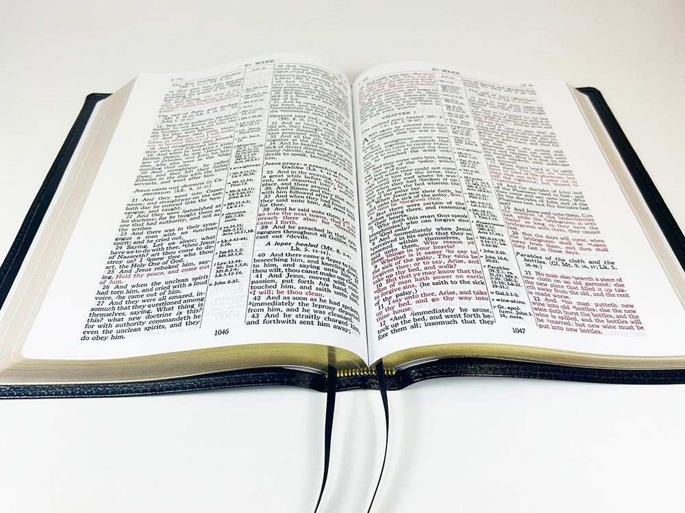 Artisan Sale! - Large Print Classic Study Bible - Corporate Series, Black