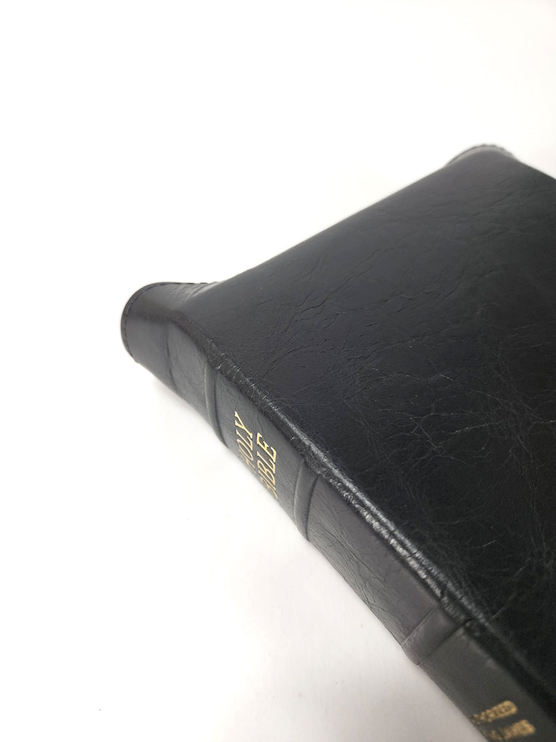 Handsize Text Bible - Platinum Series, Full Yapp Black Licorice