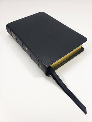 Midsize Interleaved Bible - Platinum Series, Black Licorice