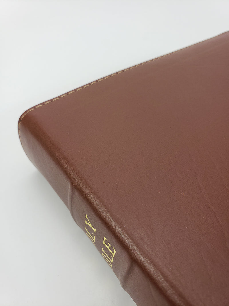 ¡Venta artesanal! - Biblia de estudio clásica de tamaño manual - Serie Corporativa, Marrón