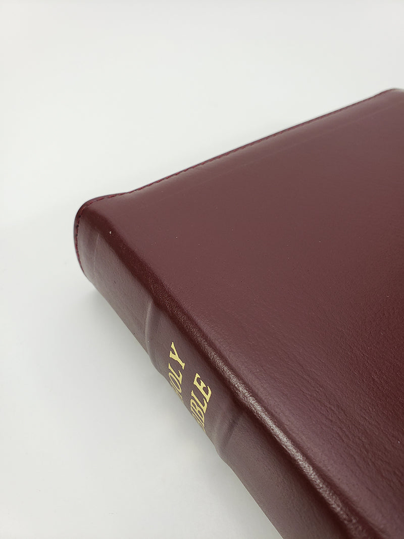 ¡Oferta artesanal! - Biblia mediana con interleavado - Serie Corporativa, Borgoña