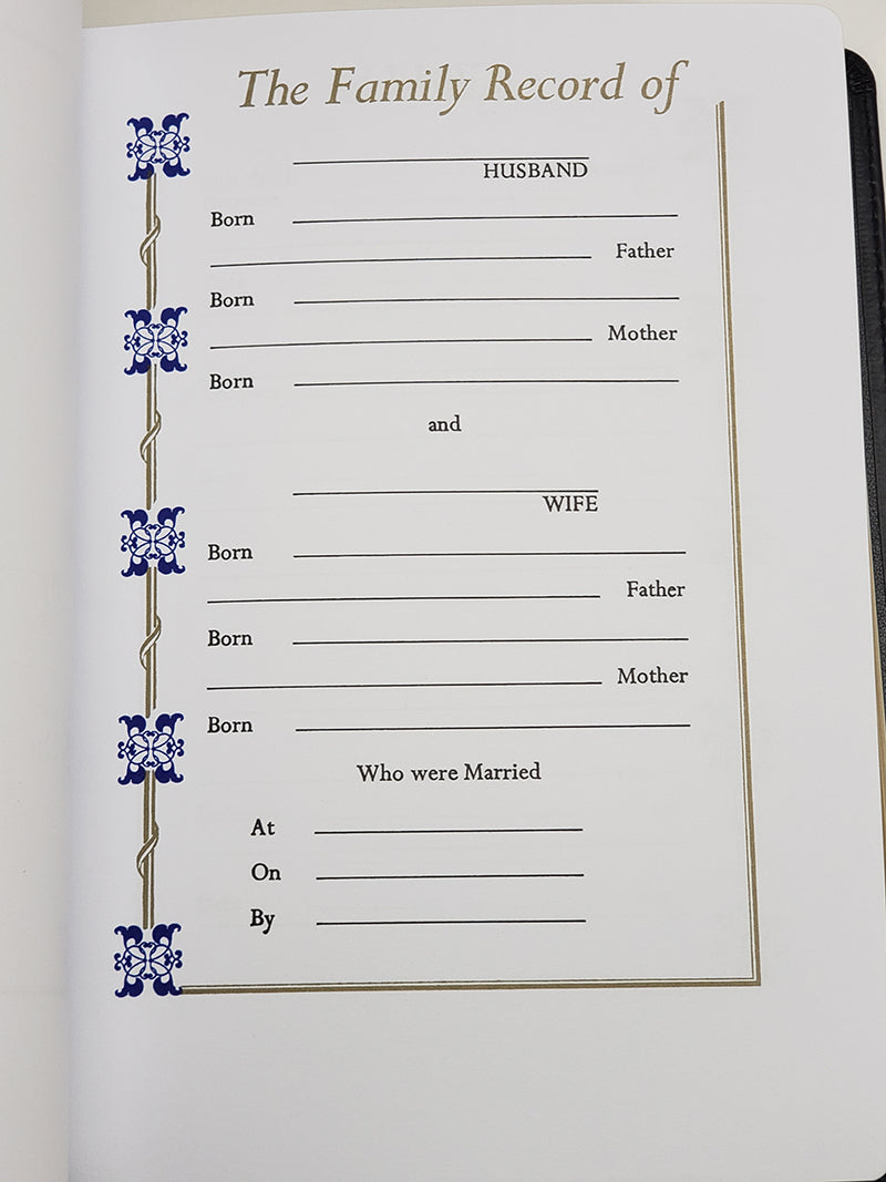Biblia de estudio clásica de margen ancho tamaño mediano - Serie Platino, Piel completa Yapp Milk Chocolate