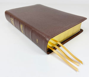 Midsize Large Print Reader's Edition - Goatskin Leather