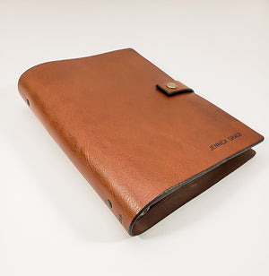 Cuaderno de piel de vaca