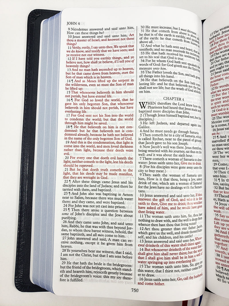 Biblia de texto Thinline de edición limitada - Serie Redentor, Negro