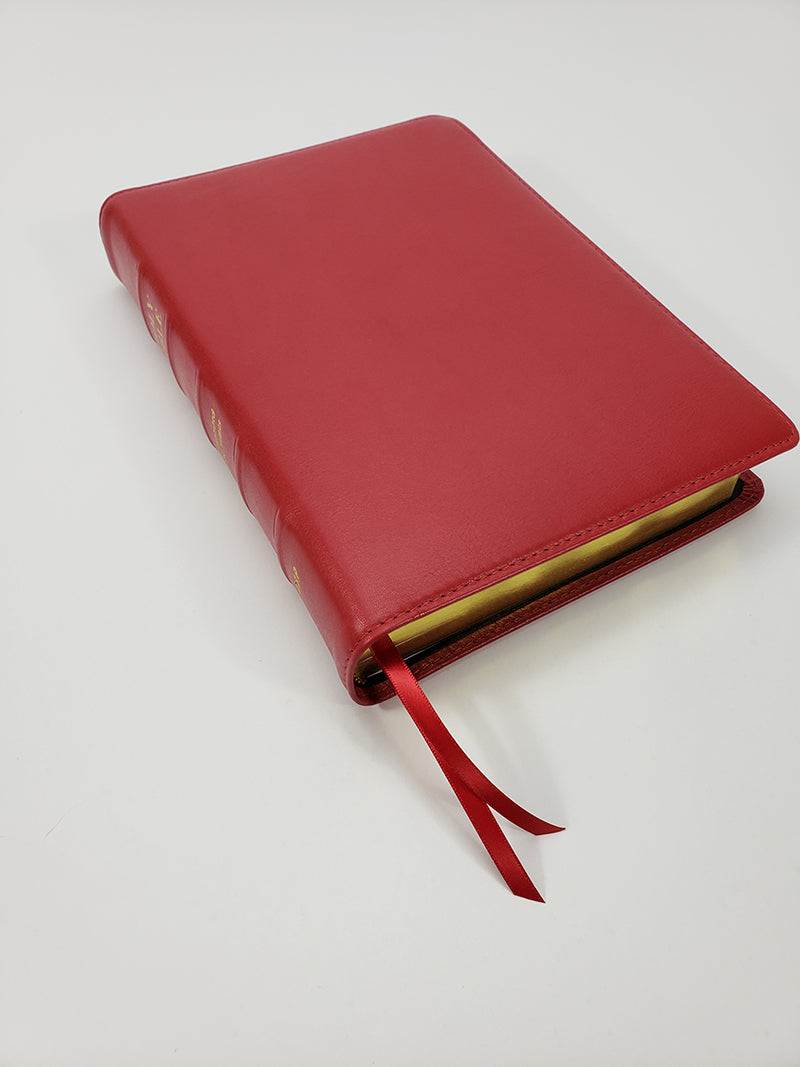 ¡Venta artesanal! - Biblia de texto de margen ancho de tamaño mediano - Serie corporativa, Rojo