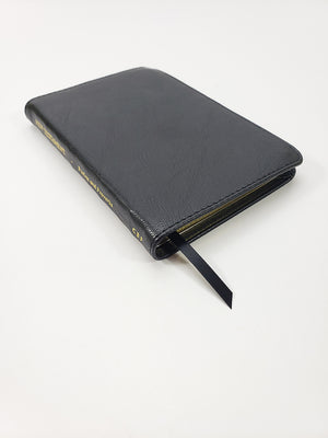 New Testament with Psalms and Proverbs - Faux Series, Black
