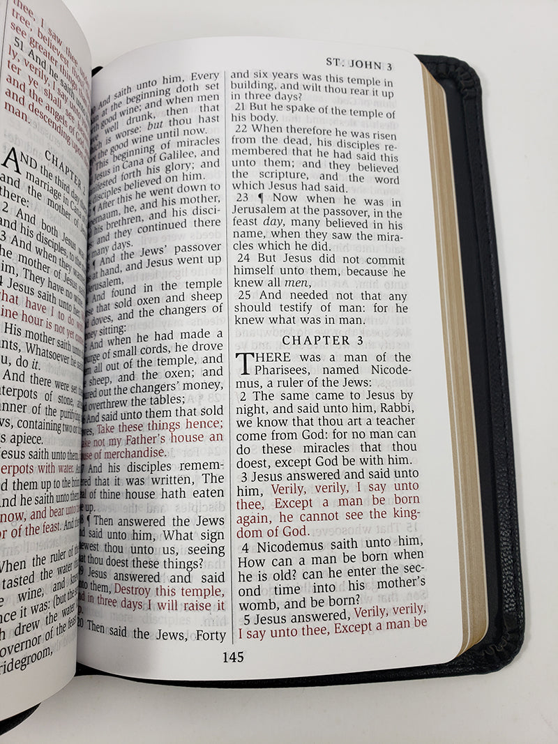 Nuevo Testamento con Salmos y Proverbios - Serie Corporativa, Rojo