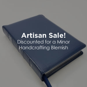Artisan Sale! - Midsize Wide Margin Cameo - Corporate Series, Blue