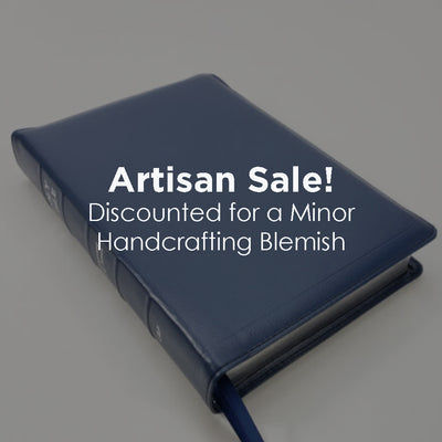 Artisan Sale! - Handsize Text Bible - Corporate Series, Blue