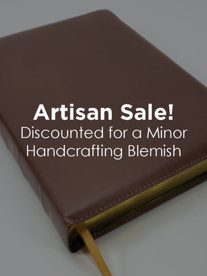 Artisan Sale! - Midsize Notetakers Bible - Corporate Series, Brown