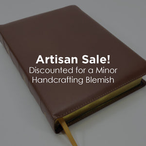 ¡Venta artesanal! - Biblia de texto grande de tamaño mediano - Serie Corporativa, Marrón
