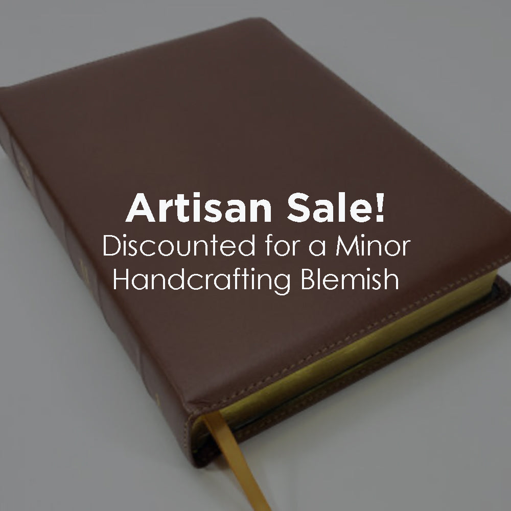 ¡Venta artesanal! - Biblia de estudio clásica de tamaño manual - Serie Corporativa, Marrón