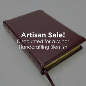 ¡Oferta artesanal! - Biblia de estudio de letra grande y margen ancho - Serie Corporativa, Borgoña