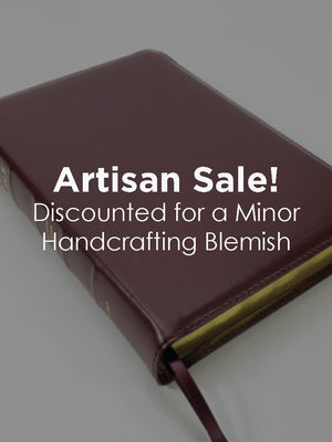 Artisan Sale! - Handsize Text Bible - Corporate Series, Burgundy
