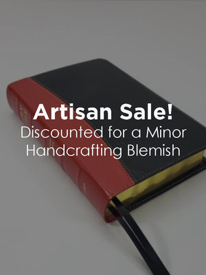 Artisan Sale! - Handsize Text Bible - Corporate Series, Black and Red