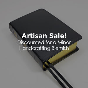 Artisan Sale! - Handsize Classic Study Bible - Corporate Series, Black
