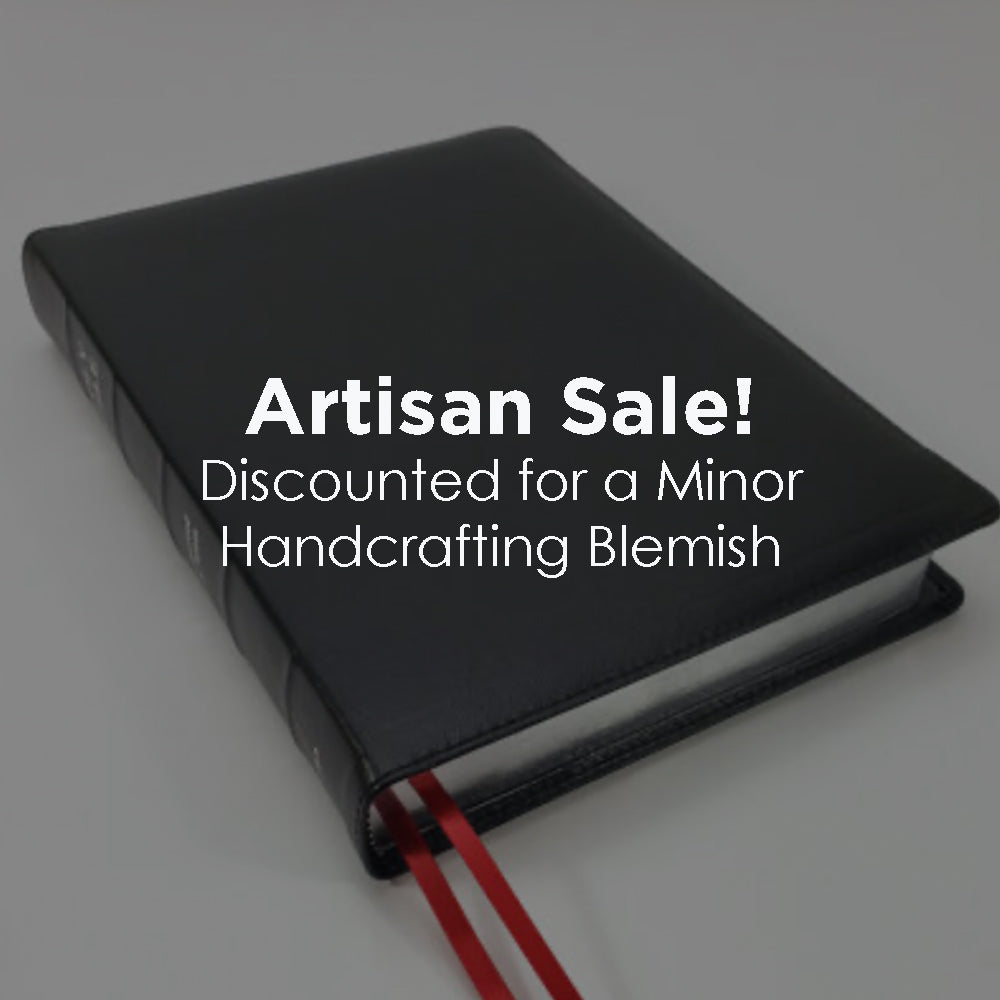 Artisan Sale! - Midsize Notetakers Bible - Redeemer Series, Black