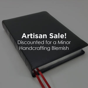 Artisan Sale! - Midsize Wide Margin Text Bible - Redeemer Series, Black