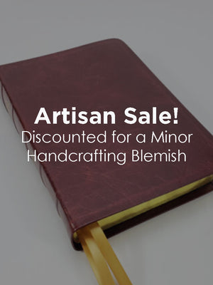 Artisan Sale! - Midsize Notetakers Bible, Red Letter - Platinum Series, Cranberry
