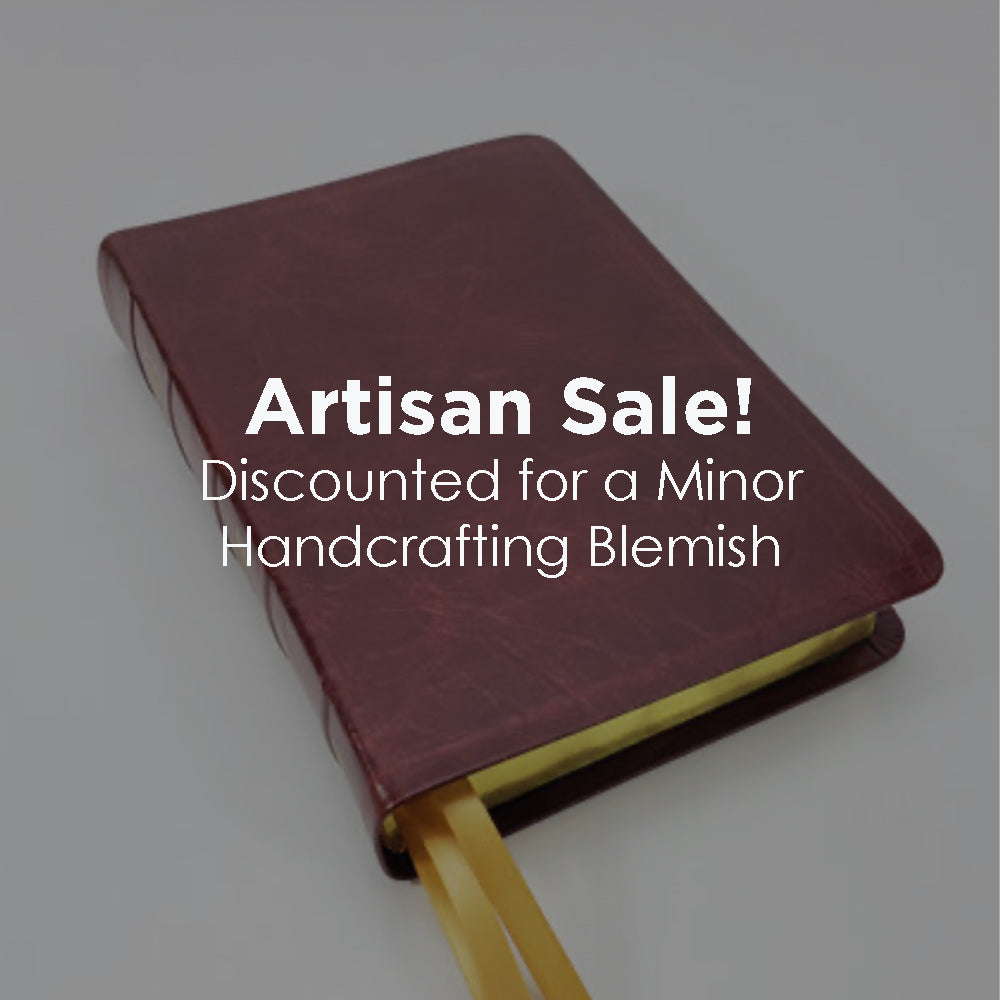 Artisan Sale! - Midsize Notetakers Bible, Red Letter - Platinum Series, Cranberry