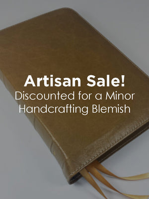 Artisan Sale! - Midsize Large Print Reader's Edition - Platinum Series, Full App, Vanilla Crème Water Buffalo