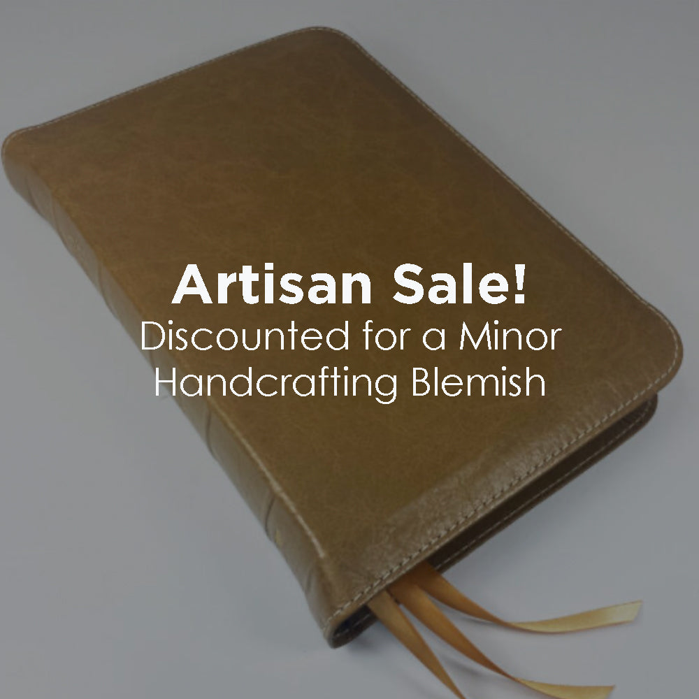 Artisan Sale! - Handsize Text Bible - Platinum Series, Full Yapp Vanilla Creme